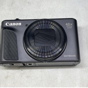 Canon PowerShot SX730 HS 20.3 MP 40x Optical Zoom & Accessories Black Camera